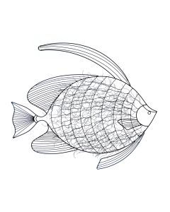 INTRICATE FISH WALL DECOR